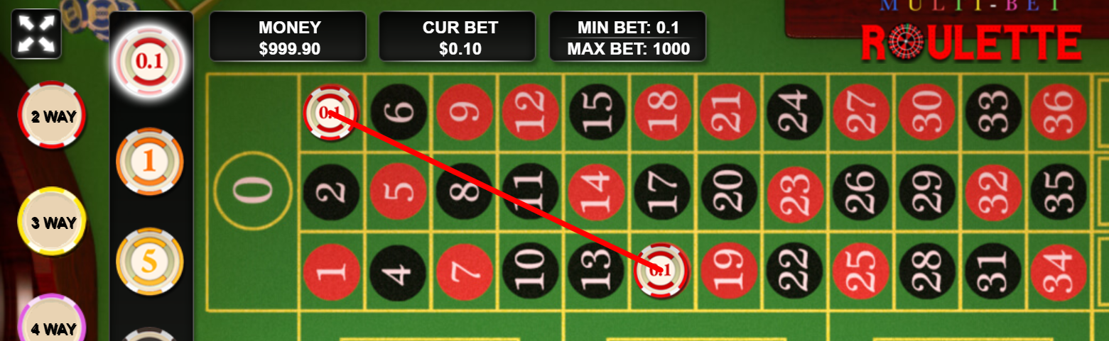 2-Way "Split Bet"